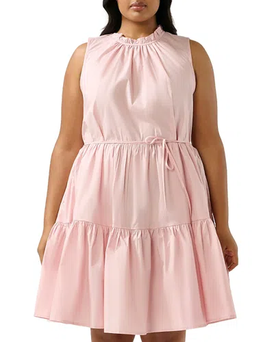 ESTELLE PLUS RHODES A LINE MINI DRESS