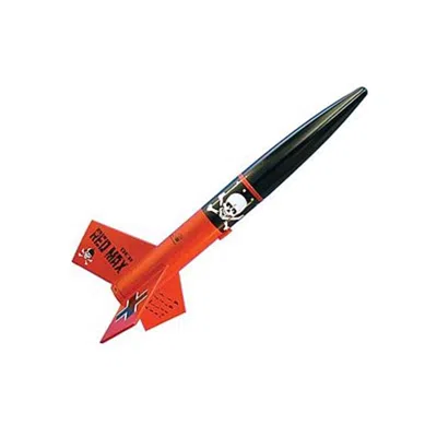 ESTES 18 MM DER MAX SANDAR FLYING MODEL ROCKET KIT - RED