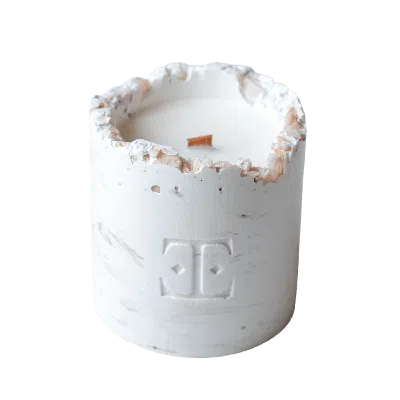 ESTI LIVING NEUTRALS / WHITE MOON & FIG GEMSTONE CANDLE SMALL