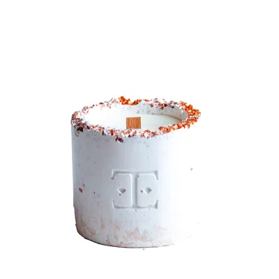 ESTI LIVING ROSE GOLD / WHITE ANTIQUE GOLD CRYSTAL CANDLE SMALL