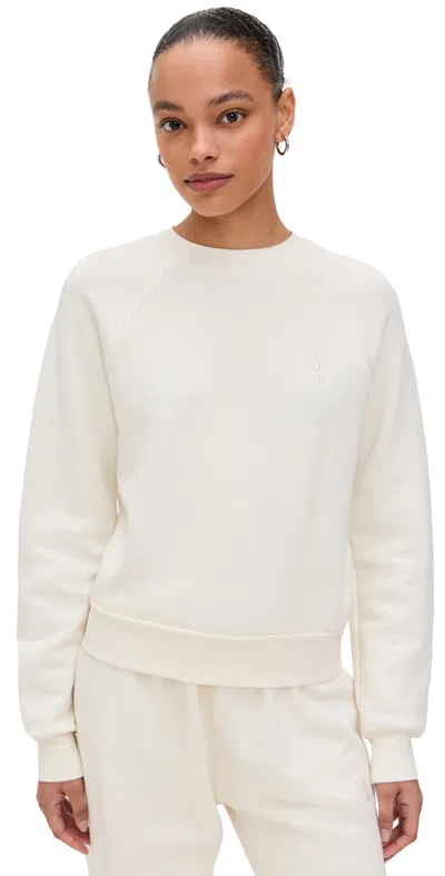 ÉTERNE SHRUNKEN RAGLAN SWEATSHIRT CREAM