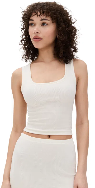 ÉTERNE SQUARE NECK TANK CREAM