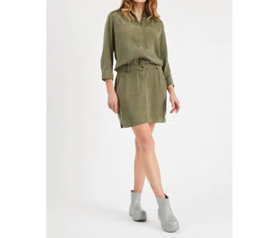 ETIENNE MARCEL TUNIC DRESS IN MILITARY