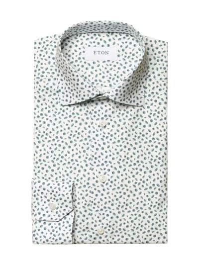 ETON MEN'S SLIM FIT PRINT SHIRT