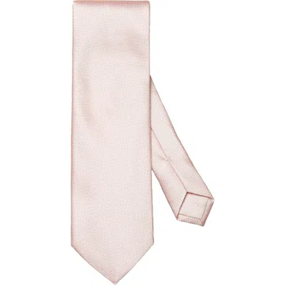 ETON ETON PINK TEXTURED SILK TIE