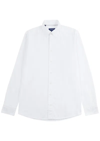 ETON ETON PIQUÉ COTTON OXFORD SHIRT