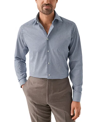 ETON SLIM FIT PRINTED BUTTON FRONT SHIRT