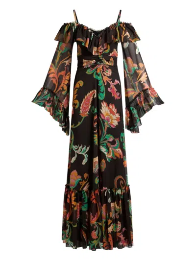 ETRO ALL-OVER FLORAL PRINT DRESS