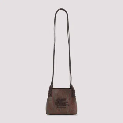 ETRO WOMEN BROWN LIBRA MINI CROSSBODY BAG, ONESIZE LUXURY CROSSBODY BAGS FOR WOMEN DARVEYS