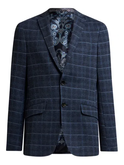 ETRO CHECK-MOTIF QUILTED JACKET