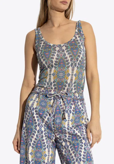 ETRO DECORATIVE-PRINT TANK TOP