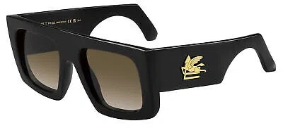 ETRO ETRO ETROSCREEN BLACK/BROWN SHADED 54/21/140 UNISEX SUNGLASSES