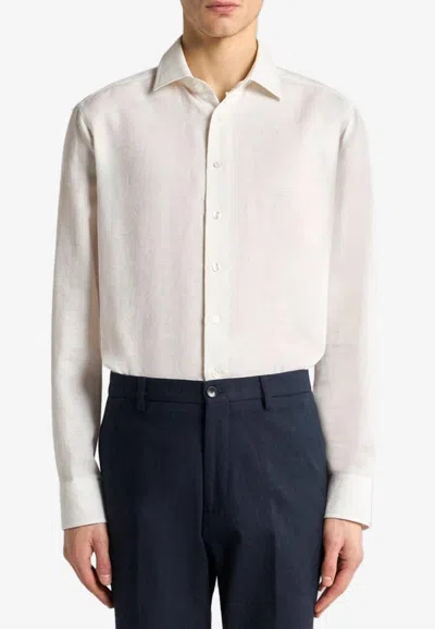 ETRO FLORAL JACQUARD BUTTON-UP SHIRT