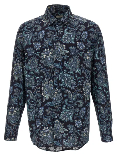 ETRO ETRO FLORAL PAISLEY COTTON SHIRT