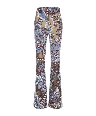 ETRO FLORAL PATTERN CASUAL PANTS