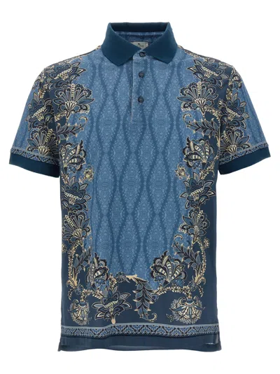 ETRO FLORAL POLO SHIRT