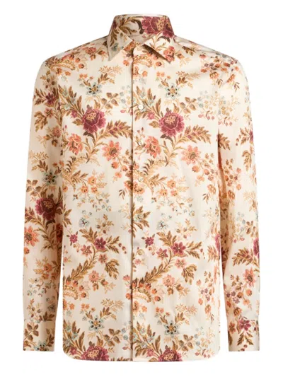 ETRO FLORAL-PRINT LONG-SLEEVES SHIRT