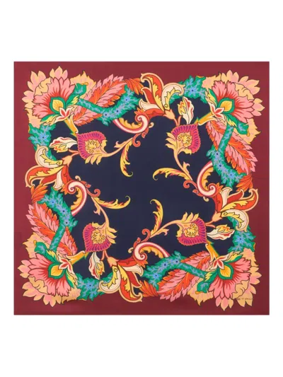 ETRO FLORAL-PRINT SILK SCARF