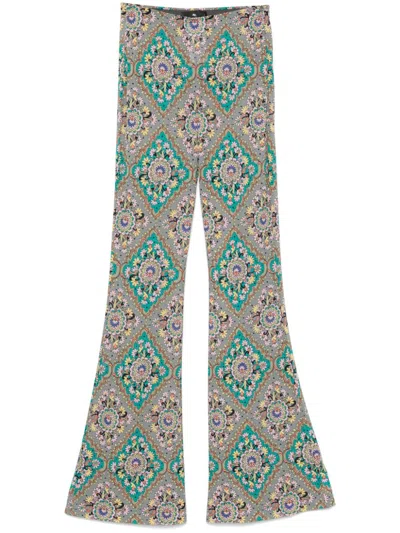 ETRO FLORAL-PRINT TROUSERS
