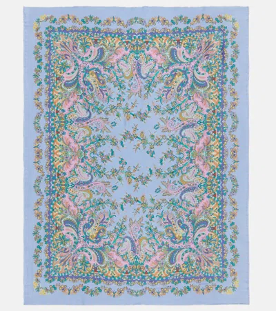 ETRO IRIS WOOL THROW