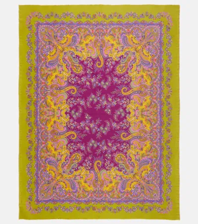 ETRO IRIS WOOL THROW