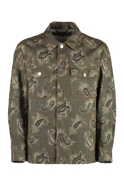 ETRO JACQUARD COTTON JACKET