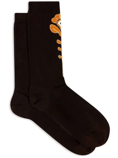 ETRO JACQUARD COTTON SOCKS