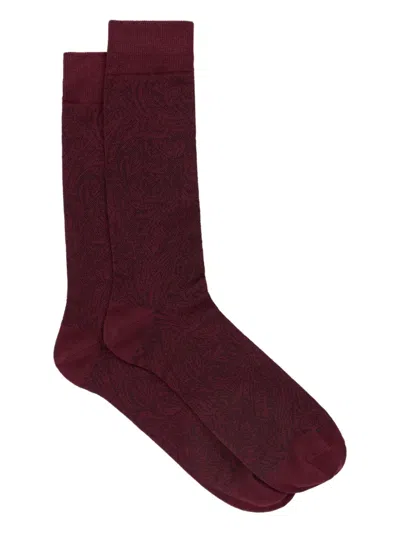 ETRO JACQUARD-PATTERN SOCKS