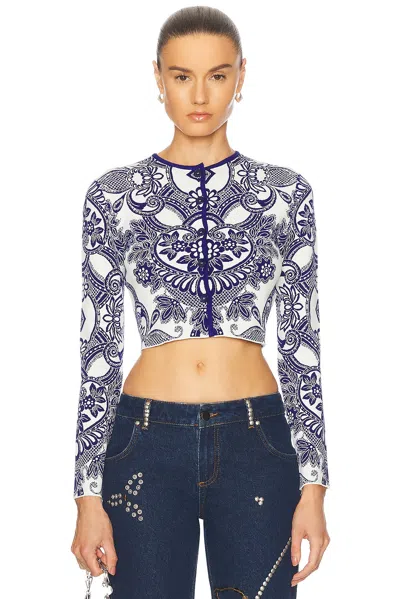 ETRO KNIT LONG SLEEVE TOP