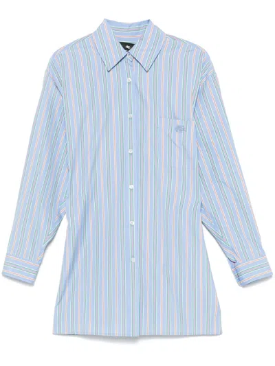 ETRO KNOT-DETAIL SHIRT