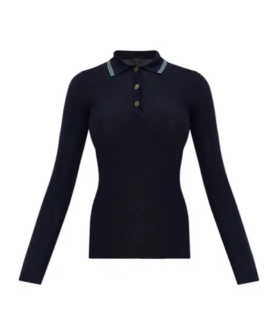 ETRO ETRO KNIT JACQUARD POLO SHIRT