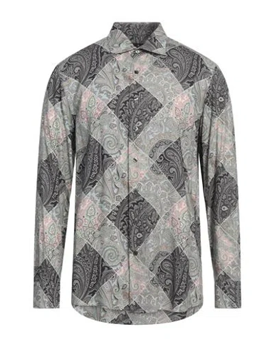 ETRO ETRO MAN SHIRT BLACK SIZE 16 ½ VISCOSE