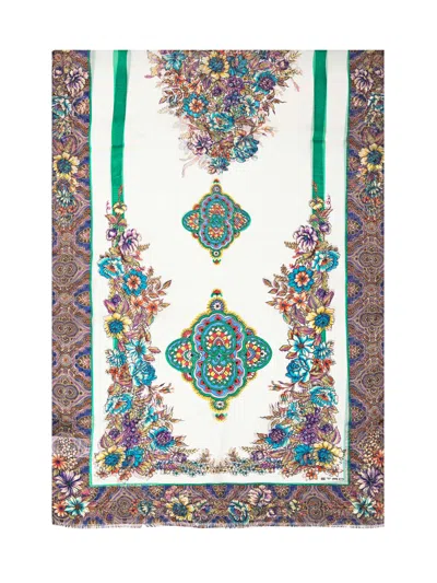 ETRO SCARF WITH FLOWERS