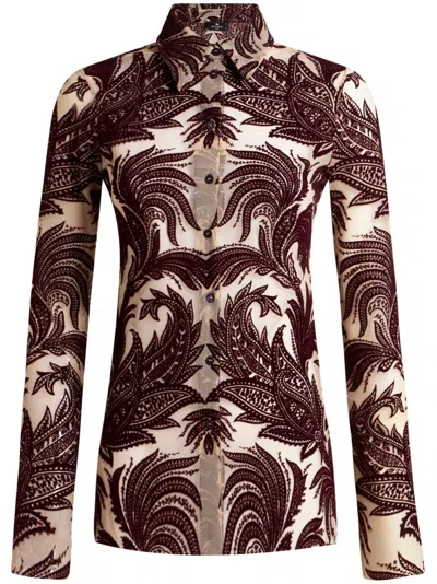 ETRO PAISLEY-JACQUARD SHIRT