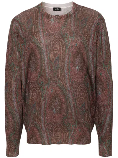 ETRO PAISLEY-JACQUARD SWEATER