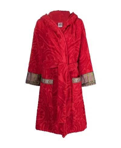 ETRO ETRO PAISLEY-MOTIF BELTED ROBE