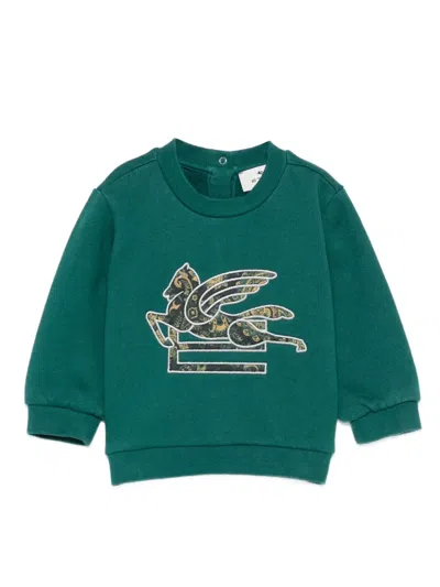 ETRO PAISLEY-PEGASUS SWEATSHIRT