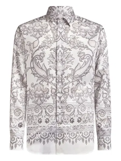 ETRO PAISLEY-PRINT COTTON SHIRT