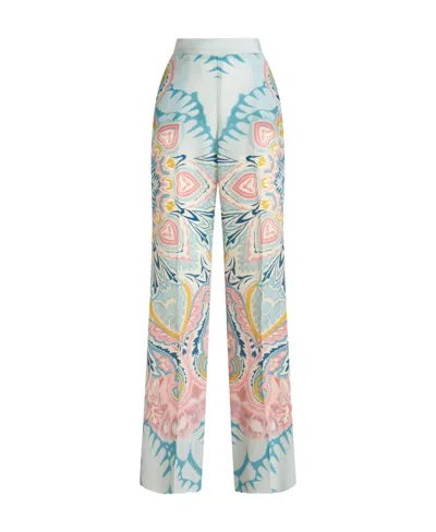 ETRO ETRO FLORAL-PATTERN WIDE-LEG PANTS
