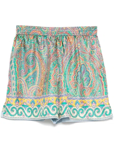 ETRO PAISLEY-PRINT SHORTS