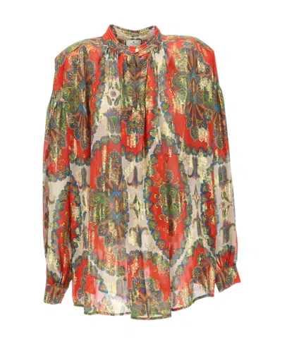 ETRO ETRO PAISLEY PATTERN LONG-SLEEVED BLOUSE