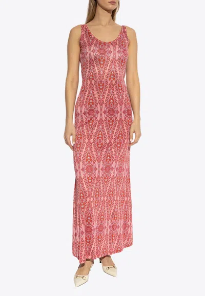 ETRO PAISLEY PRINT SLEEVELESS MAXI DRESS