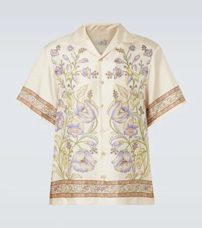 ETRO PAISLEY SILK BOWLING SHIRT