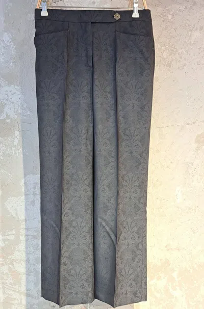 ETRO ETRO STRAIGHT LEG TWILL TROUSERS