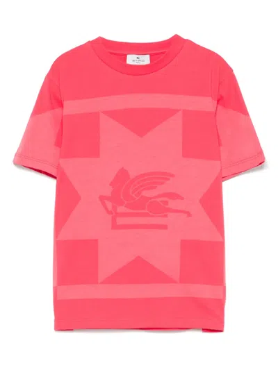 ETRO PEGASO-PRINT T-SHIRT