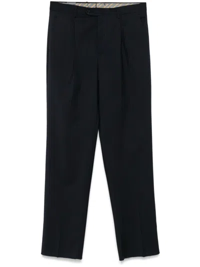 ETRO PLEAT-DETAILING WOOL TROUSERS