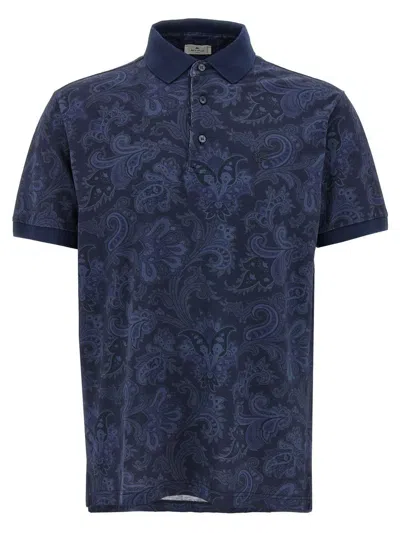 ETRO ETRO POLO PAISLEY FLOWERS