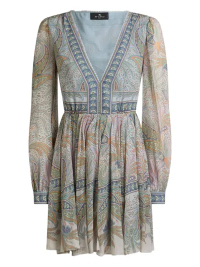 ETRO PRINTED MINI DRESS