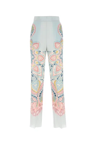 ETRO PRINTED SILK PANT