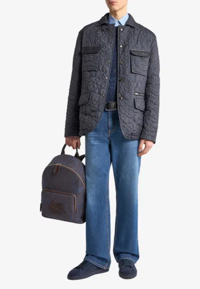 ETRO QUILTED SHORT JACKET